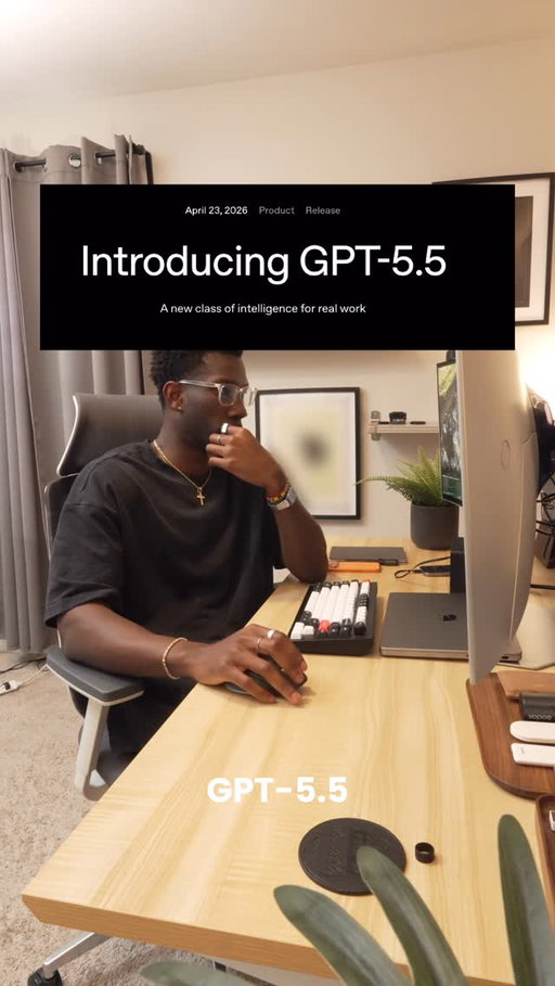 Codex and the new GPT 5.5 by @openai is every founder’s dream!

Comment “Codex” to get my automation templates.

#ChatGPTPartner #vibecoding #ai
@openaidevs