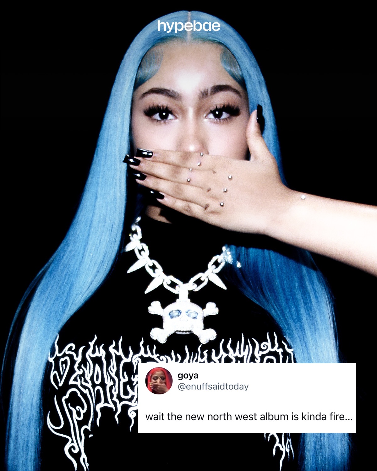 @northwest dropped her first EP last week, officially launching her music career. 🩵 We gave the world some time to react, but the internet has thoughts. Have you listened to ‘N0rth4evr’ yet? Drop your thoughts below. ⬇️⬇️⬇️

Imagery: North West, Instagram, X, TikTok