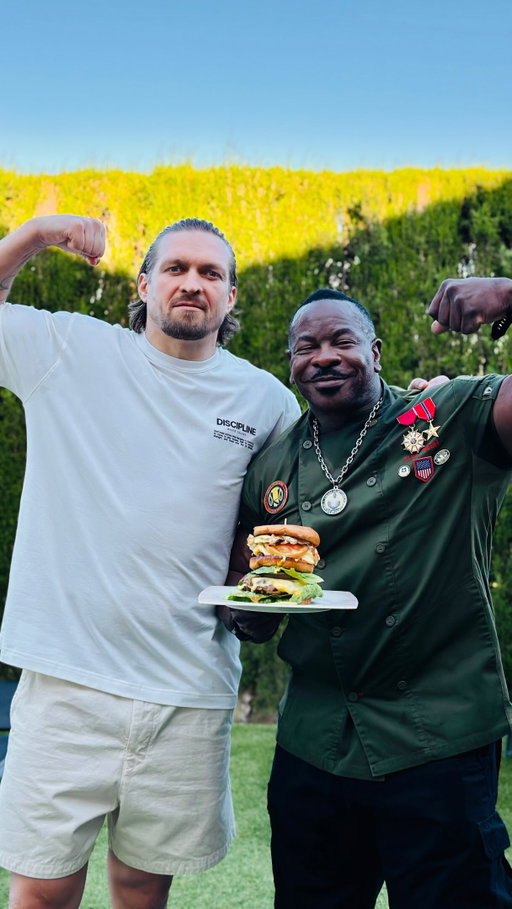The tension was in the air… until he showed up - the real championship heavyweight burger😁🍔