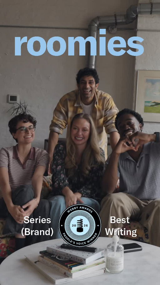 the people have spoken and roomies is the winner of two people’s voice @thewebbyawards!!

when we started following the roomies NYC journey, we had no idea it would connect with so many people across the country who are on their own journey of moving to new cities, finding new apartments, meeting new friends and making a life for themselves.

@bilt was created to help members get the most out of their home, neighborhood, and community and that ethos is what inspired roomies. thank you for all your support; we can’t wait to keep telling our story.

love,
the roomies