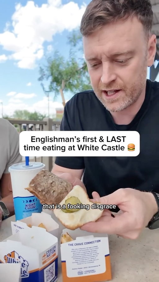 Standards must’ve slipped since the Harold & Kumar days🥴

#tayandalex #whitecastle #foodreview #fastfood #robertreviewed