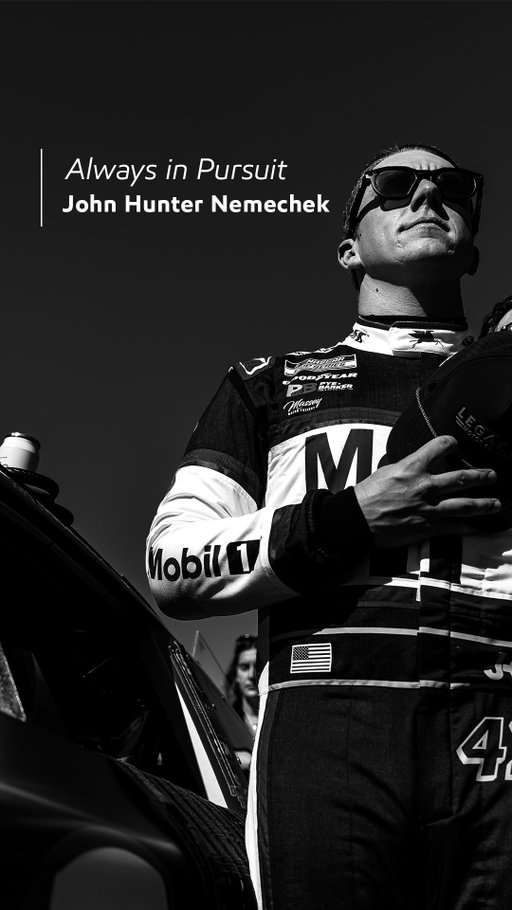 John Hunter Nemechek and his team spend all week prepping for race day. Explore the dedication and consistency it takes to be a Cup Series driver as Nemechek pushes himself and his team in pursuit of something more in episode one of the new season of Always in Pursuit, a series featuring motorsports icons who never stop chasing perfection.
