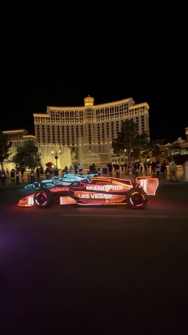 I mean it is the strip 🤷🏾‍♂️

@f1lasvegas 2026 will be Like Nothing Before. 
Tickets on sale now! 🏎️