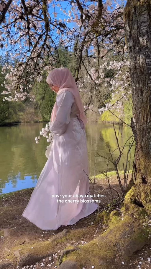 Soft as cherry blossoms in bloom,
wrapped in a hue that feels like a quiet spring morning 🌸

This abaya drapes like a whisper — effortless, graceful, and undeniably refined. The fabric carries a richness you can feel in every movement, subtle yet so luxurious it lingers.
It’s one of those pieces that doesn’t ask for attention, yet holds it anyway.

A gentle kind of elegance… the kind that stays with you.
@hijabwear.in 

#abaya #modestfashionblogger #modest #hijab #fypppppppppppppppppppppppppppppppppppppppppppppppppppppppppppppppppppppp