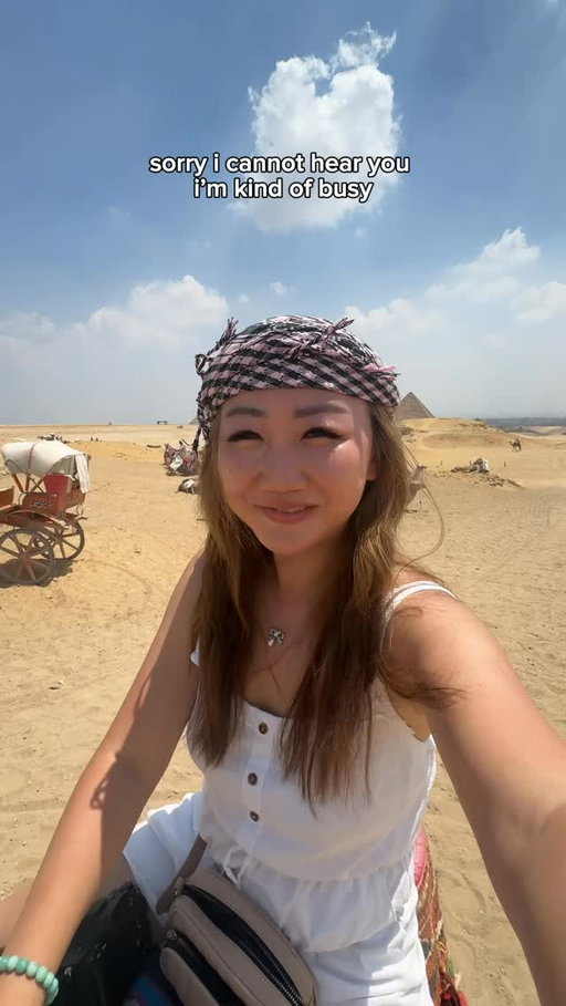 My kids don’t even know what an amazing experience this was lol Two wonders of the world down five to go. ❤️ #egypt #pyramids #cairo #familytravel #singlemom