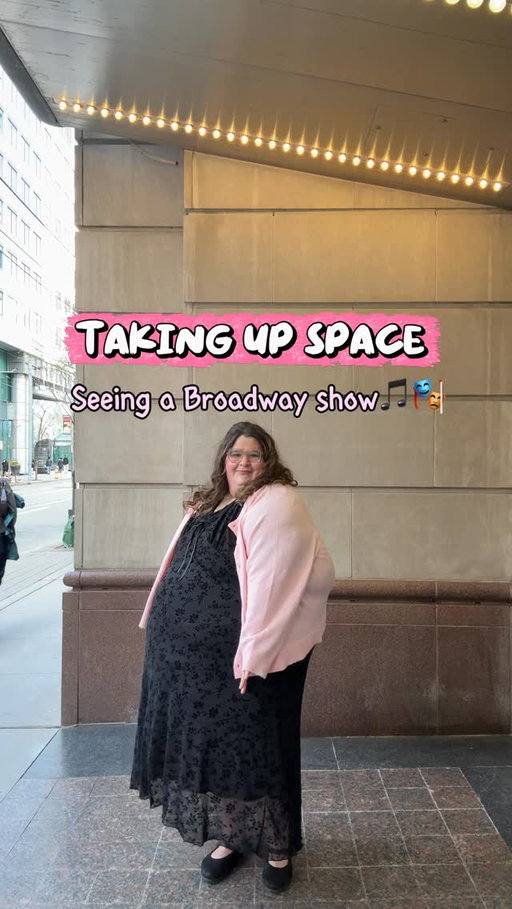 Besties we’re taking up space and headed to a Broadway show 🎭🎵