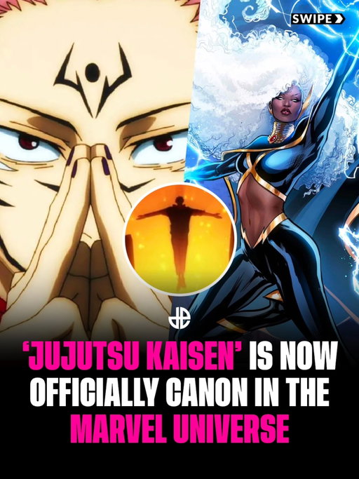 Jujutsu Kaisen has entered the Marvel Universe after a major reference in the latest Storm comic issue went viral among anime fans. The panel features a silhouette of Sukuna floating over Shibuya, which the comic explicitly labels as the "Multiverse Cluster of Magic and Death", a direct nod to the series' iconic Shibuya Incident arc.

📷 @marvel