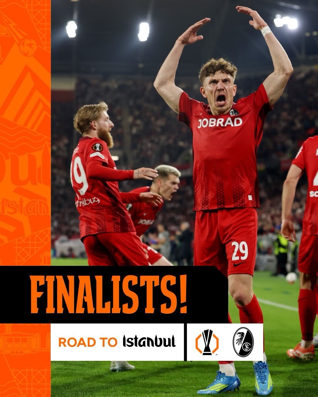 The Europa League final awaits Freiburg ❤️ 

#UEL