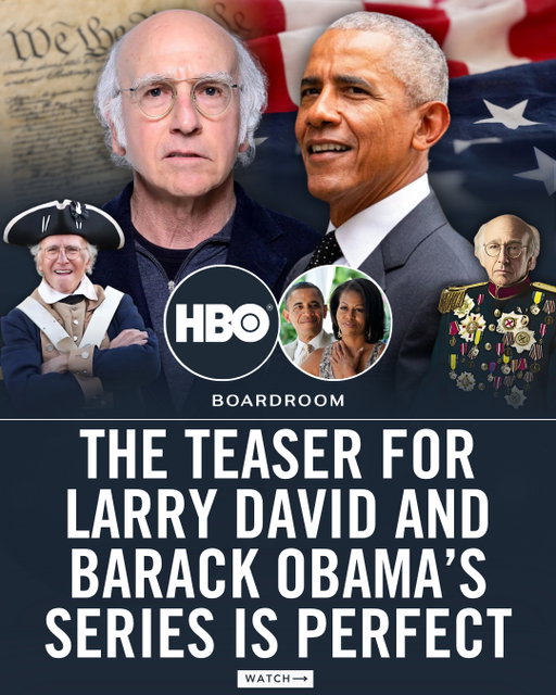 Larry David and Barack Obama are officially teaming up for HBO’s new limited comedy series, ‘Life, Larry & The Pursuit of Unhappiness.’ The seven-episode project will feature historical comedy sketches, celebrity cameos, and even an appearance from Obama himself.⁠
⁠
The series comes from David and longtime collaborator Jeff Schaffer, with production backed by the Obamas’ Higher Ground company. Bill Hader, Kathryn Hahn, Jon Hamm, Sean Hayes, Susie Essman, and Vince Vaughn are also expected to appear throughout the season.⁠
⁠
The show premieres June 26 on HBO and HBO Max, with weekly episodes running through August 7.⁠
⁠
(🎥: @hbo)