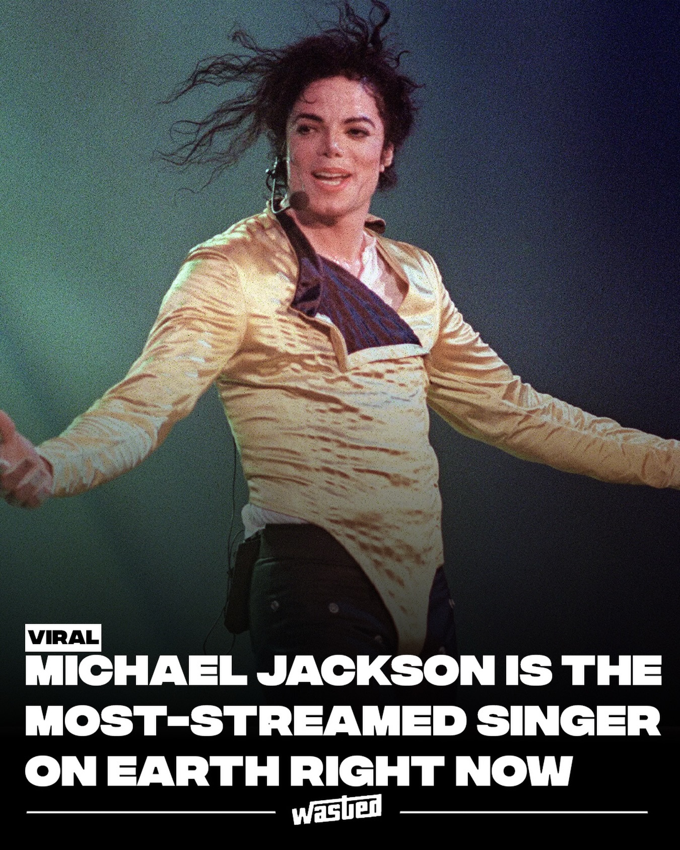 Michael Jackson is the world's top streaming artist for May 2026, according to data analytics firm Kworb, which compiles the monthly Global Digital Artist Ranking based on cumulative streams across Spotify, Apple Music, YouTube, iTunes, Shazam, and Deezer. Jackson topped the ranking with 11,157 points, leading Justin Bieber by nearly 5,000. BTS sits at third, Bad Bunny at fourth, and Taylor Swift at fifth.

The surge is largely tied to the release of Michael, the biopic directed by Antoine Fuqua and starring Jaafar Jackson, which opened April 24 and has grossed over $423 million worldwide. Streaming spikes around biographical films are common but rarely sustain. What makes this one notable is its breadth. Jackson leads on every major platform except Spotify, where he narrowly trails Bieber.

Catalog music holds at the top of the chart only when newer listeners fold the songs into their own rotations rather than legacy fans replaying them.

Sources: Kworb, Spotify, Box Office Mojo.