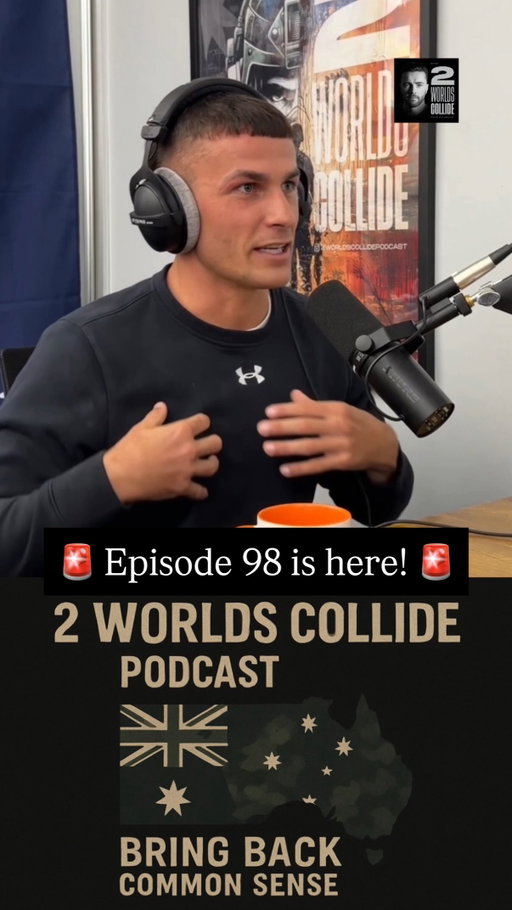 This week on the 2 Worlds Collide Podcast, I sit down with Harry Garside (@harry_garside) — for a direct and unfiltered conversation about identity, pressure, and staying true to who you are in today’s world.

We dive into identity — unpacking how Harry has navigated expectations, criticism, and public perception while carving out his own path both inside and outside the ring.

We also explore immigration and culture — discussing how Australia is changing, the conversations people are having (and not having), and what it means for the next generation.

Beyond that, we get into broader world issues — from social pressure to global tensions — and how individuals can stay grounded and aligned with their values despite the noise.

It’s an honest conversation about identity, mindset, and having the courage to stand in who you are — no matter the environment.

🎥 Now live on YouTube & all major podcast platforms!
🧢 Support independent voices — merch + Patreon links in bio.