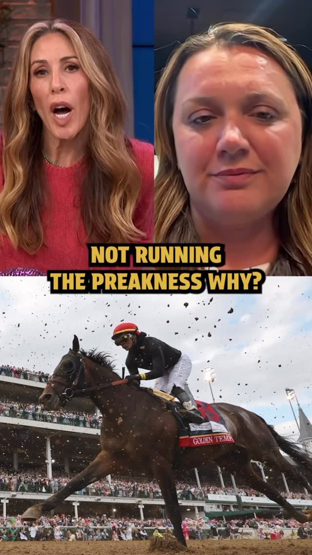 @reredevaux on why Golden Tempo will not run in the @preaknessstakes