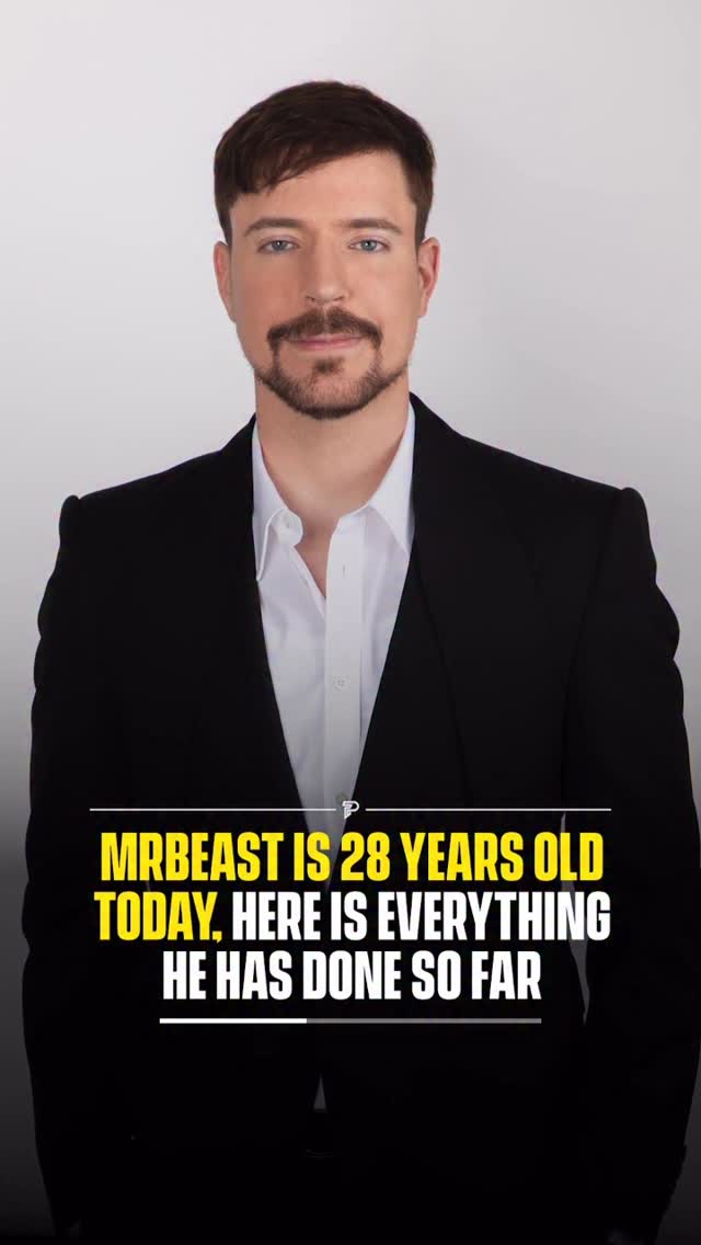 Happy 28th birthday to MrBeast. What Jimmy Donaldson has accomplished by the age of 28 is genuinely difficult to put into context. He dropped out of college, bet everything on a platform most people still treated as a hobby, and turned it into the biggest creator empire the internet has ever seen.

He now runs a business valued at $5 billion, employs hundreds of people, and pulls in more revenue annually than some publicly traded companies. His main channel alone has more subscribers than the entire population of the United States. He holds more Guinness World Records than most people could name categories for.

And then there’s the part that separates him from everyone else in the space. He has planted millions of trees, pulled millions of pounds of trash from the ocean, built hundreds of clean water wells in Africa and funded food banks that have served millions of meals. He didn’t wait until he was rich and retired to start giving back. He made generosity the content itself.

Love him or not, no single creator has ever operated at this scale. Happy birthday, Jimmy.

#reelheadline #pubity #viral