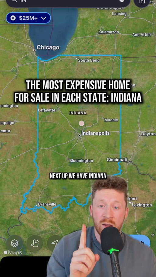 Indiana’s most expensive home 
for sale! 

*Note: 

I do not own any of these photos shown, nor do I have any relationship or agreement with the listing agent or seller (unless stated) I simply make videos on homes I find interesting and cool for the sake of reporting. If you’d like me to tag you or take down any post for any reason I have no problem doing so. thank you :) 

#mansions #house #homedecor #realestate #mansion