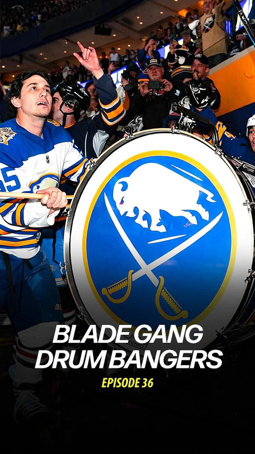 @buffalobladegang recaps banging the drum at game 5 @keybankcenter 🥁✨