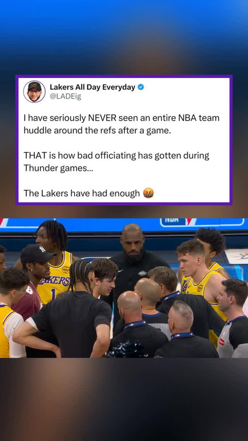 Just another HORRIBLE night of officiating in Oklahoma City 🤦‍♂️