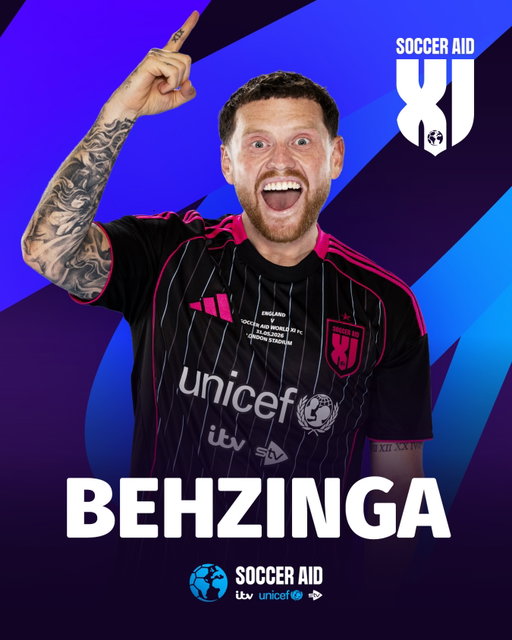 New challenge unlocked 🔓

Behzinga will make his Soccer Aid debut for the World XI 🌎 

See him in action at London Stadium on Sunday 31st May 🎟️