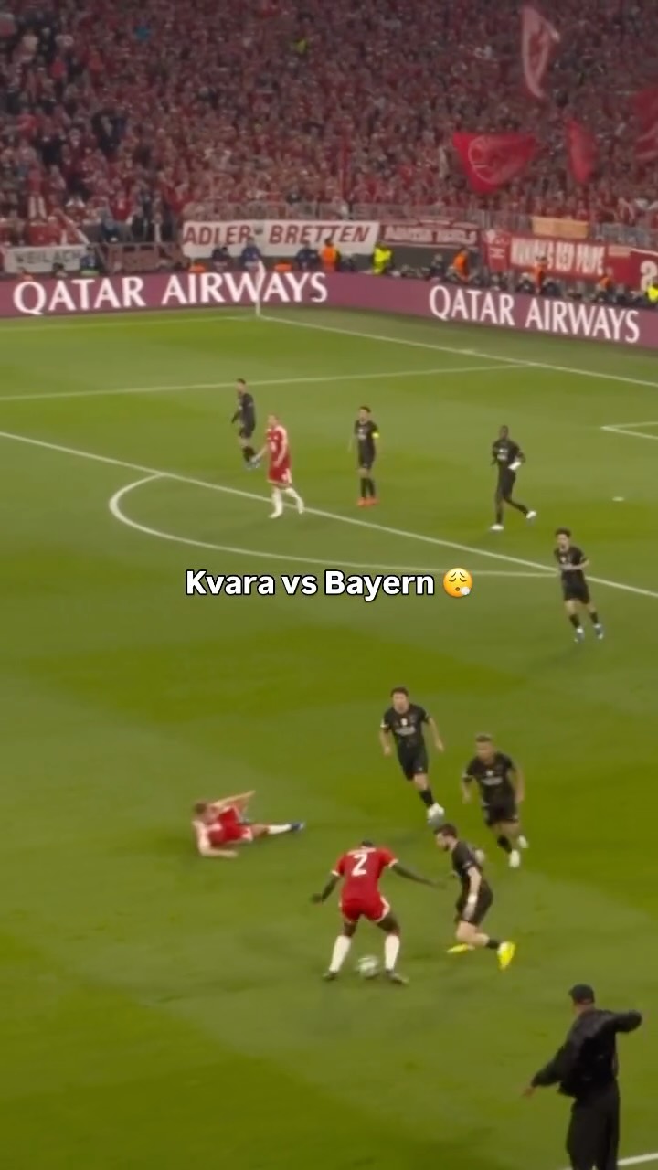 Khvicha Kvaratskhelia lighting up the Champions League 🌟