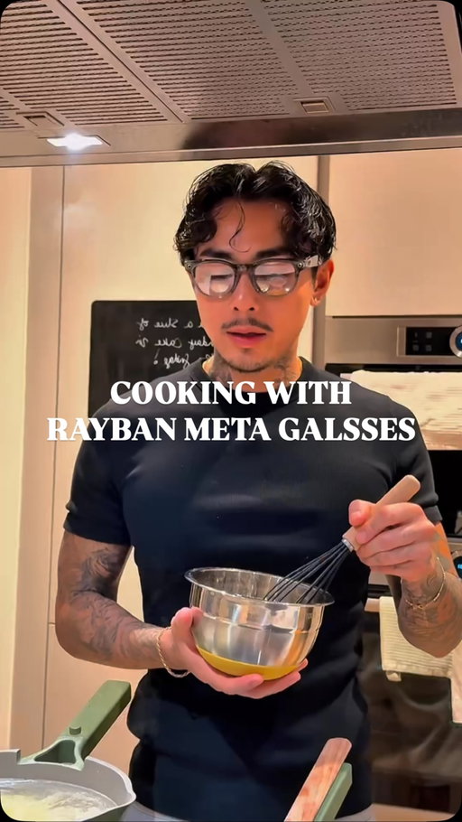 I missed Italy, so I made Italian. Probably would have ordered food if @raybanmeta didn’t help me cook #raybanmetapartner