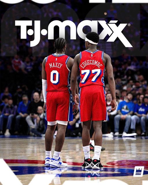 VJ MAXX x TJ MAXX🔥🏀 

What started as a fan-created nickname has officially turned into a brand partnership.

Tyrese Maxey and VJ Edgecombe teamed up with TJ Maxx and LeagueFits for a playoff push campaign built entirely around the viral “VJ Maxx” nickname that’s taken over Sixers social media this season.

The activation worked because it never felt manufactured. Fans created the nickname organically as the chemistry between Maxey and Edgecombe exploded on the court, and TJ Maxx leaned into it instead of trying to force a new narrative.

That timing matters. The campaign launched entering the NBA postseason, with the duo quickly becoming one of the league’s most talked-about young backcourts. Just days later, Maxey and Edgecombe combined for 53 points in a game 7 playoff win over Boston, continuing to build momentum around the partnership and the “VJ Maxx” identity.

It’s another example of where athlete marketing continues to move:
The strongest campaigns are no longer built in boardrooms first. They’re being pulled directly from fan culture, internet conversation, and organic audience behavior.

#NIL #AthleteMarketing #NBAPlayoffs #VJEdgecombe #TyreseMaxey