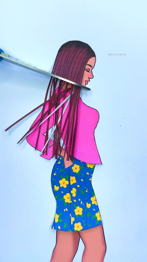 Recreated a whole look with just scissors ✂️ How’d it turn out?