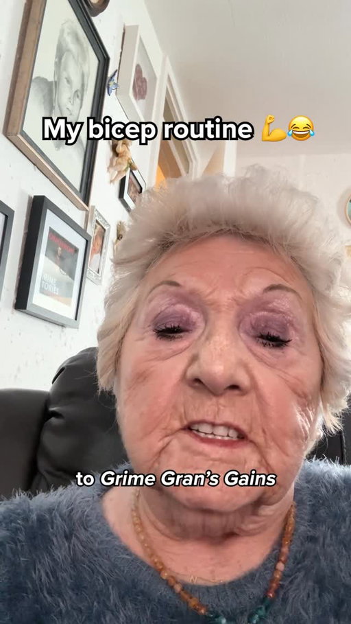 AD Three rules of Grime Gran’s Gains: 1) Listen to your body. 2) Do what works for you. 3) Always add beans to your jacket potato!! @hollandandbarrett are sponsoring my biceps to help me #BackYourBody.