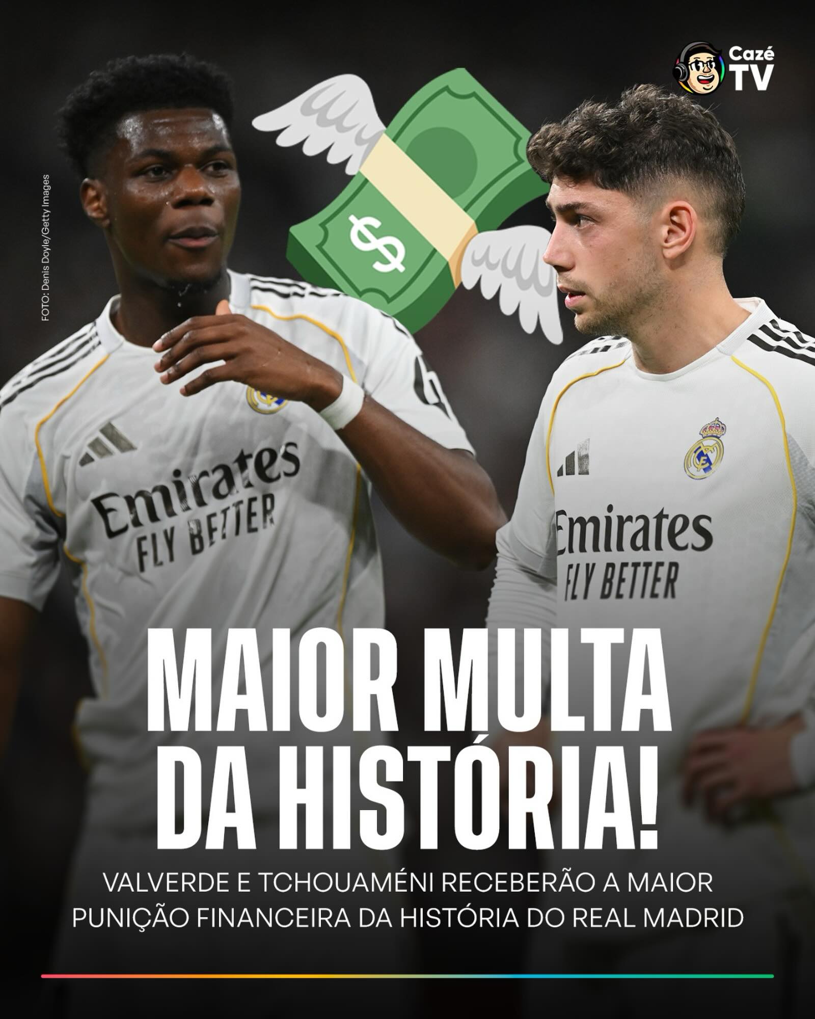VAI DOER NO BOLSO! 💰😳

Segundo o ‘Onda Cero’, Valverde e Tchouaméni serão MULTADOS após briga em treino do Real Madrid. O jornal diz que vem aí a MAIOR MULTA DA HISTÓRIA do clube. Vai fazer falta? 😂

#RealMadrid #CoberturaCazéTV #cztv28