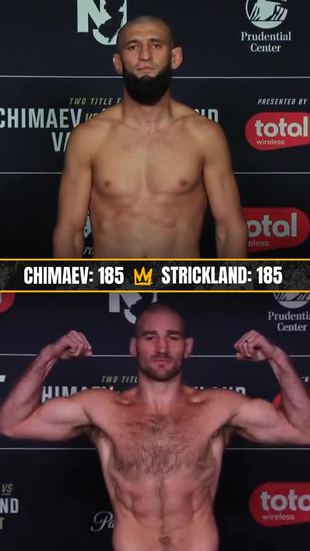 It appears Khamzat Chimaev had a rough weight cut, but we are all set for the #UFC328 main event 🔥