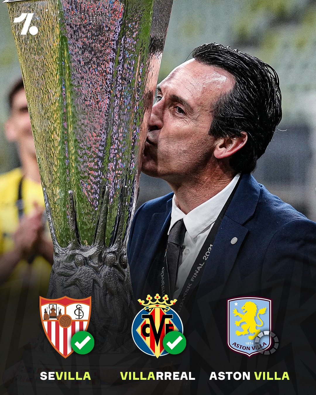 Full respect to Unai Emery for making a pledge to only win the Europa League with teams whose names contain 'Villa' 😤🏆

Congratulations on (inevitably) winning the trophy this season, Aston Villa! 🤝