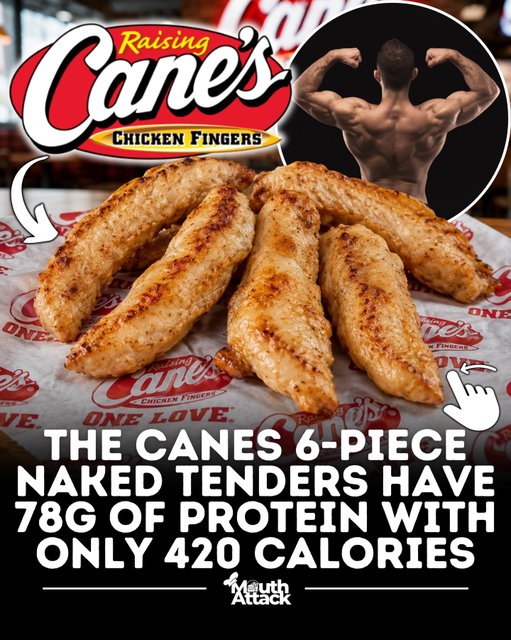 Raising Cane’s fans looking for a high-protein, lower-carb order may want to know about the chain’s “naked” tenders. According to third-party nutrition listings, one Raising Cane’s Naked Tender is estimated at 70 calories, 13g of protein, 2g of fat, 0g carbs, and 150mg of sodium — meaning a 6-piece order comes out to roughly 420 calories, 78g of protein, 12g of fat, 0g carbs, and 900mg of sodium. 

The order is not listed as a full official nutrition panel by Raising Cane’s from what is publicly available, so numbers like saturated fat, cholesterol, fiber, and sugar should be treated as estimates. Based on plain cooked chicken tenderloin equivalents, the 6-piece order is estimated around 3g saturated fat, 0g trans fat, 0g fiber, 0g sugar, and roughly 230mg cholesterol. For anyone trying to hit protein goals without the extra breading, the Naked Tenders are one of the leanest Cane’s-style orders being talked about right now.