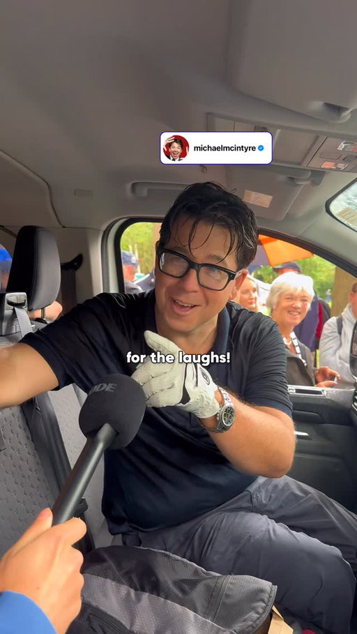 Well that was embarrassing… 
@hoyzie_ @michaelmcintyre 

#michaelmcintyre #comedian #golf #golfreels #trending