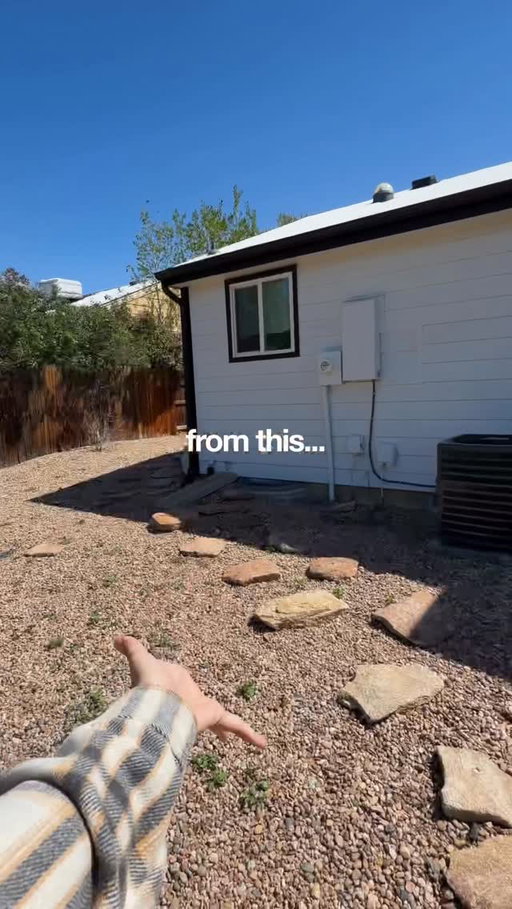 #ThumbtackPartner ~ I am pinching myself saying these words but I am THRILLED to say I can *actually* hang out in my backyard now!!! 😱Thank you a million times to the @thumbtack team and the pro team we hired. 

If you know a little bit of lore… we moved into our house quickly and the backyard became a “some day we’ll do it...” project. But ahead of warmer days, today was the day.

I found a pro with dozens of 5-star reviews, scheduled a walkthrough, signed off on the quote, and between that day and completion day - it only took a week! I’ve also used Thumbtack before on organization, cleaning and moving projects, forever trusted.

Can’t wait to wake up and get fresh air, work outside, and host people I love.

What do you think of the BEFORE and AFTER?!