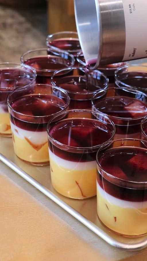 Peach Mango Bellini…but make it candle! #candlemaker #drinkcandle #wicklesscandle #diyhome #candlelover