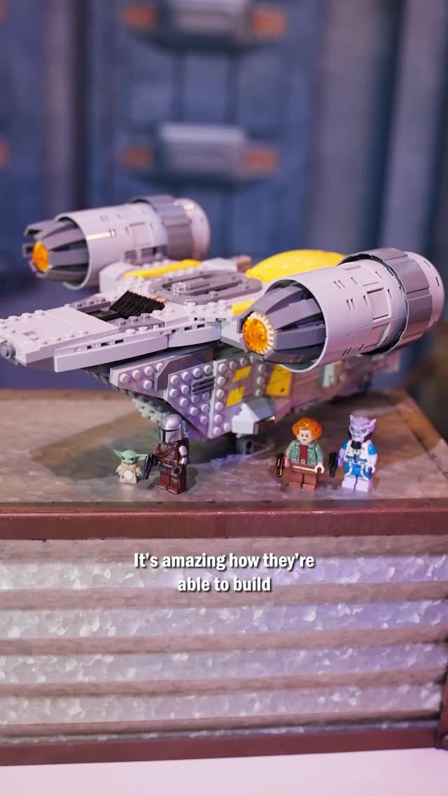 This is the Way. Jon Favreau shows off the intricate detailing of the new LEGO Star Wars: The Razor Crest for The Mandalorian and Grogu.