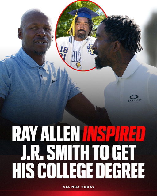 You can always keep learning 👏

J.R. Smith , who went straight to the NBA out of high school, graduated with his college degree from North Carolina A&T six years after his final NBA game ❤️

Link in bio for more from Anthony Garib ✍️

(via @teamswish, @saydrewitt)