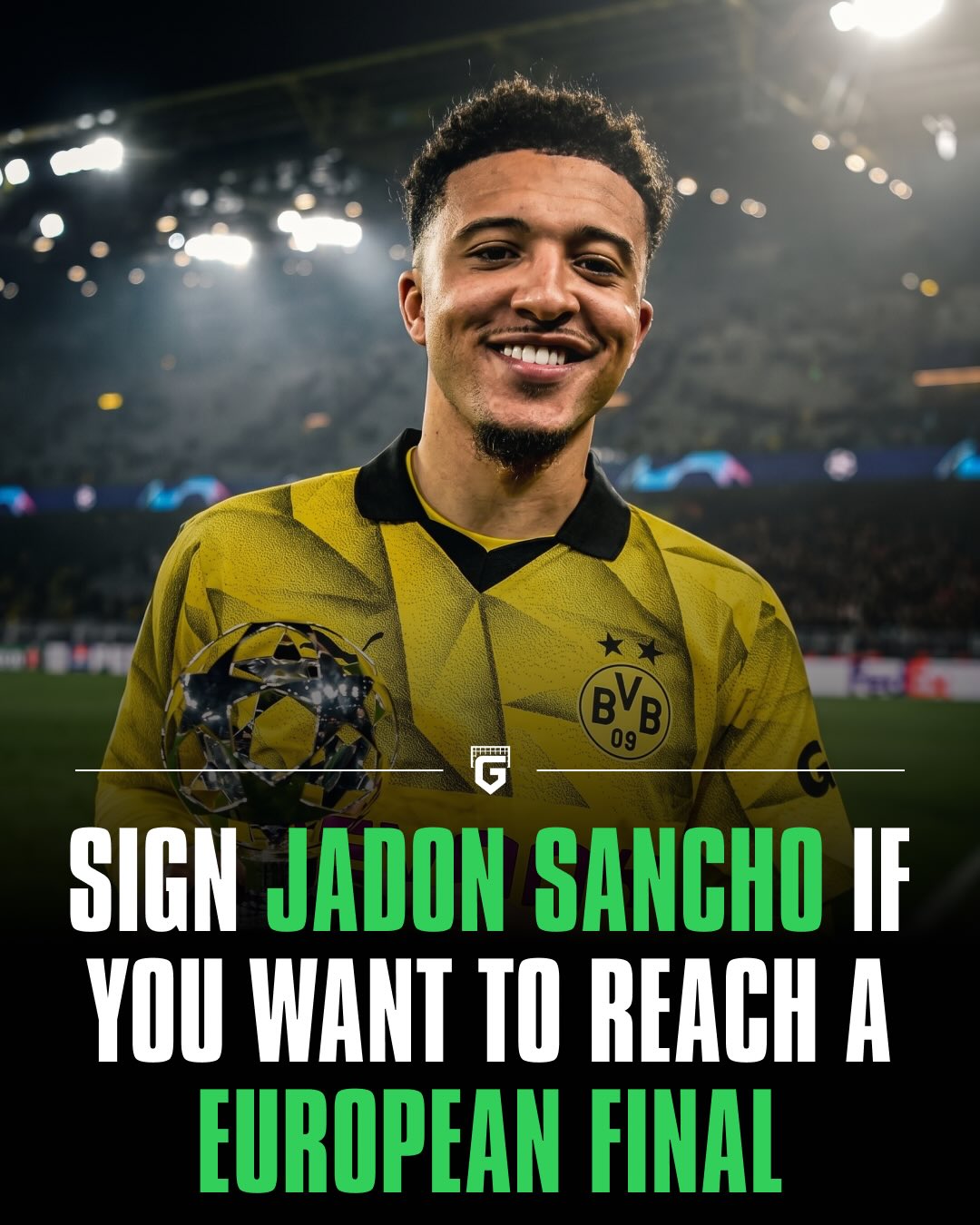 Jadon Sancho will now play in his 3rd consecutive European final after reaching the UEL Final under Unai Emery at Aston Villa 🤩

🥈 UCL Final 2023/24
🥇 Conference League Final 2024/25
⏳ UEL Final 2025/26