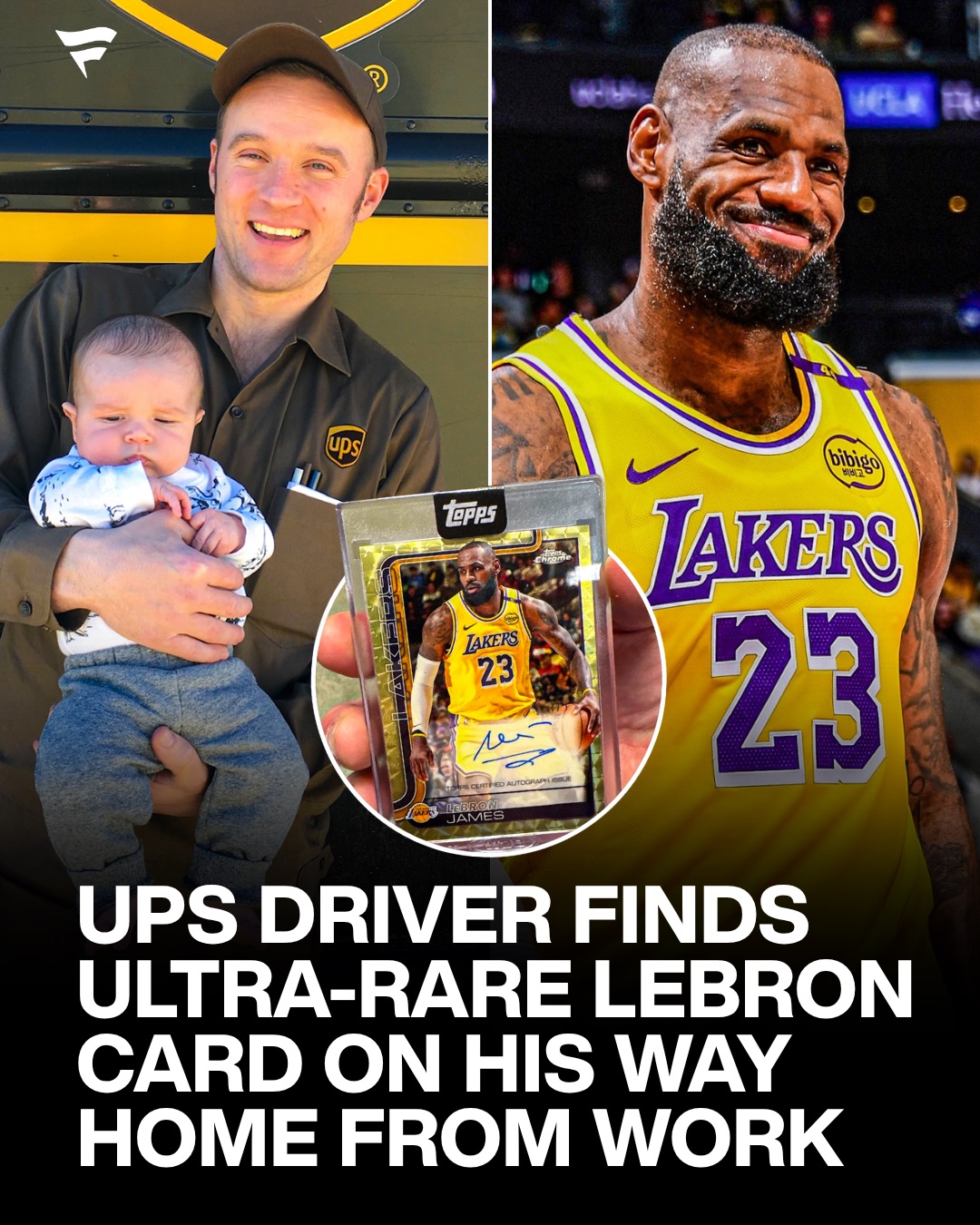 This LeBron card just got a $440,000 bid in less than 24 hours at auction 😱

After finishing work for the day, Braemin, a father of two from Wisconsin, was watching a live break when the stream suddenly froze at a gas station.

A little later, he received a message telling him to call right away.

That’s when he found out he had just pulled the 1-of-1 LeBron James Superfractor Autograph.

After realizing what he had, he sent the card to a Fanatics Collect auction, where bidding has already reached six figures.

(via @breal416)