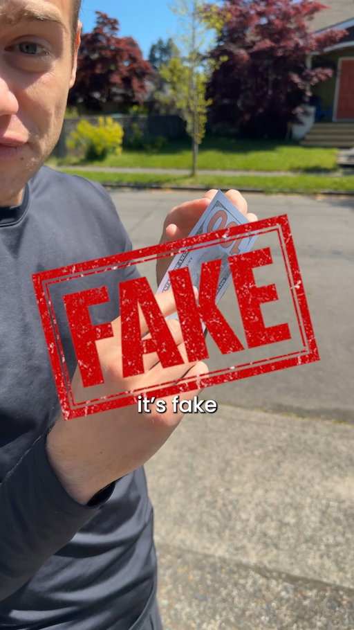 If I handed you these hundred-dollar bills, would you actually know how to tell which ones are fake? 

Here is the ultimate trick to make sure you never get scammed. Realizing how easy it is to be handed a fake $100 bill is a wild story, but it’s an important reminder to be vigilant with your own money management. We all work hard for our cash, and falling for a counterfeit scam is one of the worst ways to damage your personal budget. Being able to protect your money is a crucial part of financial literacy. True wealth building strategies aren't just about earning more; they are about safeguarding what you already have so you don't end up living paycheck to paycheck because of someone else's crime. 
The ultimate goal of financial independence is having a secure foundation, and that starts with knowing the real value of the money in your pocket. 

This video is proudly sponsored by FinanceBuzz, the ultimate platform to simplify your financial decisions. If you want to protect your net worth and optimize your daily finances, they make it incredibly easy to compare personal financing options, find the best debt consolidation loans to crush high interest, or even do a proper cash back credit cards comparison to safely earn rewards on every purchase. It is the smartest way to protect your cash and grow your wealth. 

#moneymanagement #financialliteracy #wealthbuildingstrategies