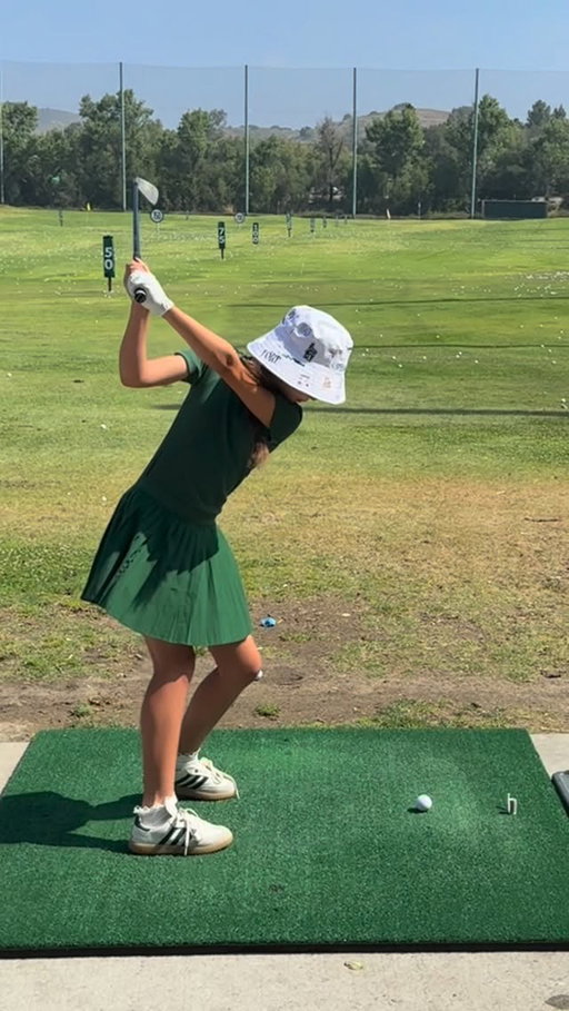 This swing is thanks to @georgegankasgolf and the time, patience, and belief he’s poured into me over the years. 💗