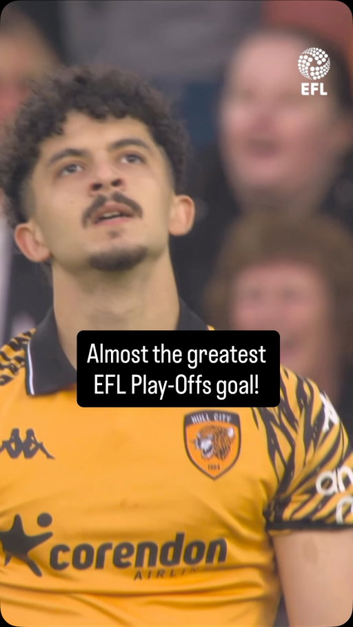 😳 @b.m.belloumi.10 so close to producing an #EFLPlayOffs moment!