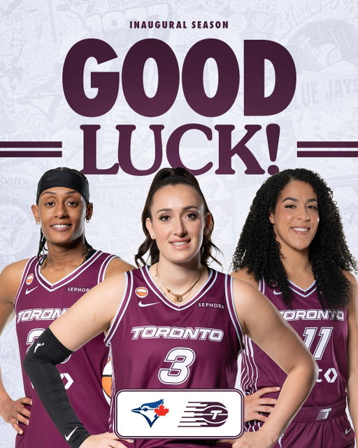 Turn up the Tempo 🗣️
Good luck to the Toronto Tempo as they begin their inaugural WNBA season 🇨🇦