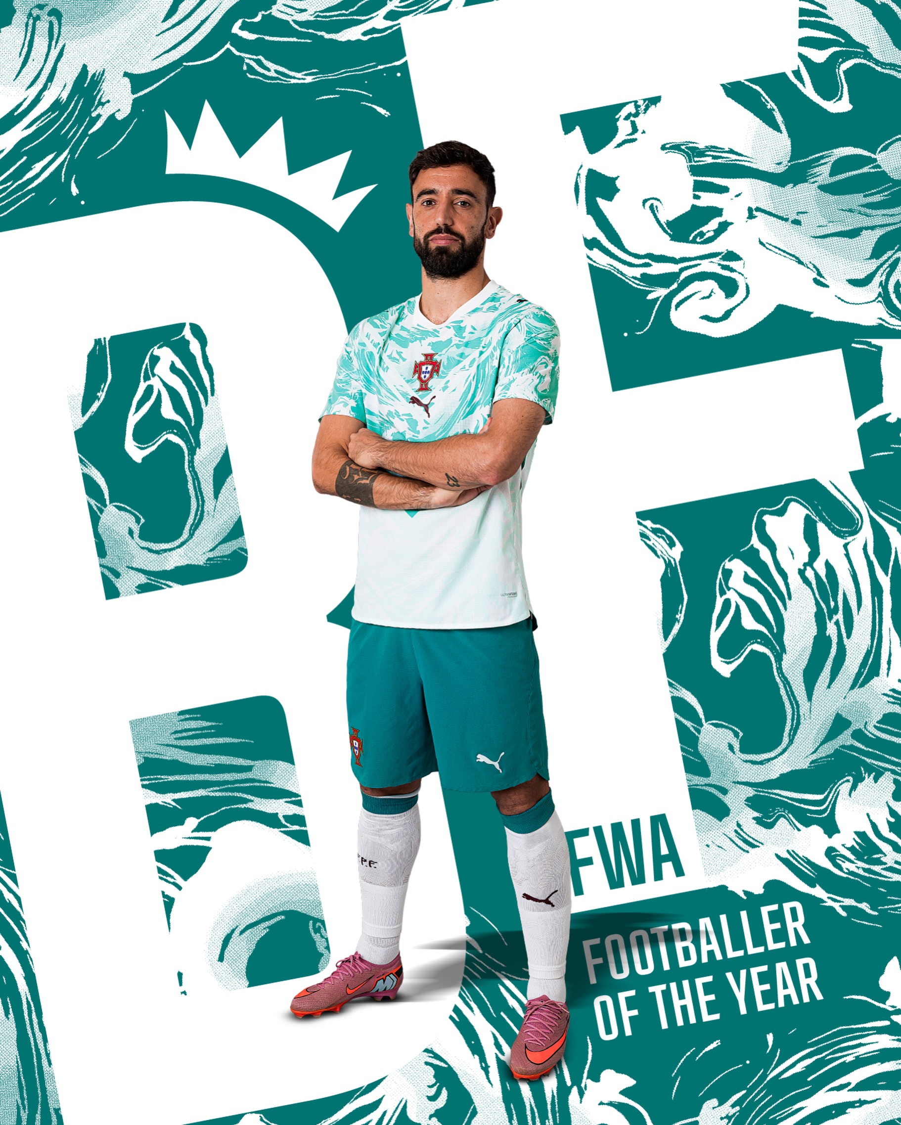 FWA escolheu. O jogador do ano da Premier League é português: Bruno Fernandes 🎩🪄 #VaiDarPortugal

FWA has decided. The footballer of the year in the Premier League is Portuguese: Bruno Fernandes 🎩🪄#ItsPortugalTime