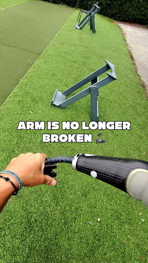 Thank God for modern medicine
.
.
#funny #adaptiveathlete #adaptivegolfer #golf #prosthetics