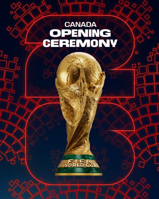 La Cérémonie d’ouverture à Toronto 🇨🇦 incarnera avec force  l’identité du Canada et l’énergie autour de la Coupe du Monde de la FIFA 2026. 🏆👏

Grâce à la musique, la culture et des performances inoubliables, nous accueillerons le monde entier avec une fête purement canadienne, qui célèbrera également ses voisins, à savoir le Mexique 🇲🇽 et les États-Unis 🇺🇸. Ce sera un moment de fierté, d’unité et d’engouement, alors que le Canada prendra place sur la scène la plus majestueuse du football. 🤩

En plus d’une réinterprétation du trophée de la Coupe du Monde de la FIFA inspirée par l’art de la mosaïque, je suis impatient de retrouver Alanis Morissette, Alessia Cara, Elyanna, Jessie Reyez, Michael Bublé, Nora Fatehi, Sanjoy, Vegedream, William Prince et bien d’autres artistes émerveiller les spectateurs à travers le monde. ⚽❤️

The Opening Ceremony in 🇨🇦 Toronto will be a powerful reflection of Canada’s identity and the energy surrounding the 🏆 FIFA World Cup 2026. 👏

Through music, culture and unforgettable performances, we will welcome the world with a celebration that is uniquely Canadian while also connected to a larger story unfolding across 🇲🇽 Mexico and the 🇺🇸 United States. It will be a moment of pride, unity and anticipation as Canada takes its place on football’s biggest stage. 🤩

As well as a mosaic-inspired reimagining of the FIFA World Cup trophy, I look forward to Alanis Morissette, Alessia Cara, Elyanna, Jessie Reyez, Michael Bublé, Nora Fatehi, Sanjoy, Vegedream, William Prince and other artists mesmerising audiences the world over. ⚽❤️ 

#FootballUnitesTheWorld
