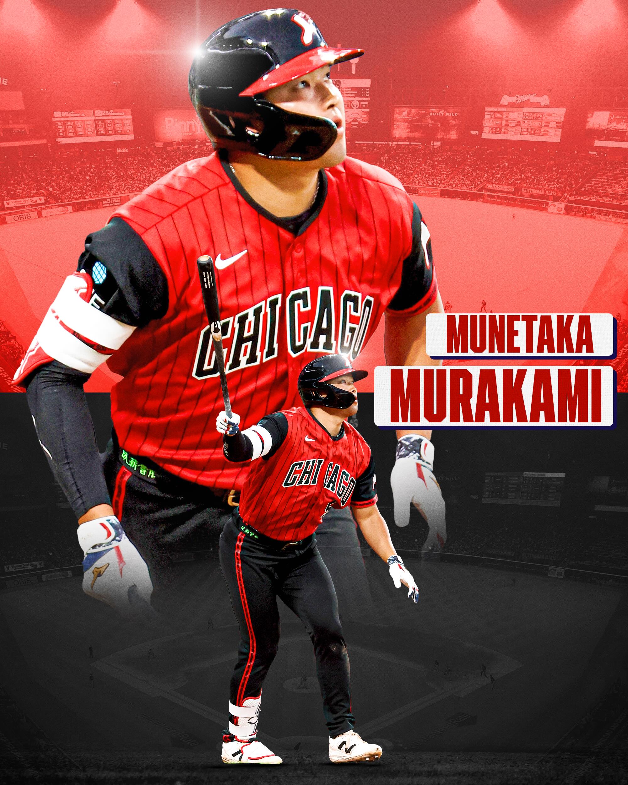 MUNETAKA MURAKAMI LEAVES THE YARD 😤

He ties the league lead with home run No. 15!