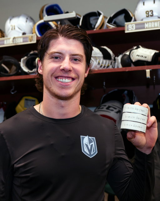Smile if you just scored your first career playoff hat trick 😃🪄