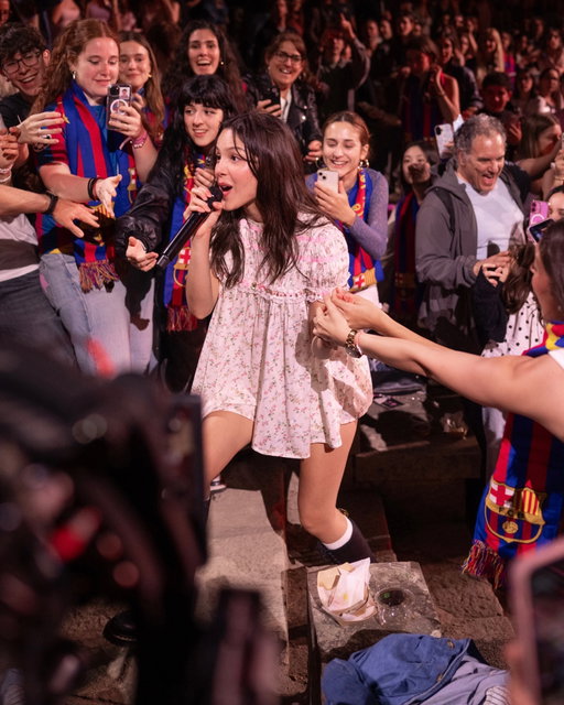 Barcelona loves Olivia 💙❤️🩷 #BillionsClubLive @oliviarodrigo @fcbarcelona