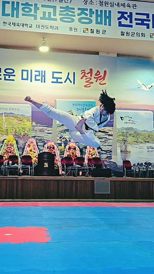 염원의 뛰어옆차기 시즌2
(한국체대 총장기 여고 3학년부 개인전3위🥉)

#미르메 #자유품새 #이수빈