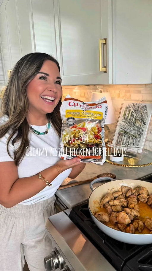 #ad I think one of the best Mother’s Day gifts is simply more time! And having @rosinafoodproducts in my freezer helps me spend less time stressing over dinner and more time around the table with my family.

Comment “MOM” and I’ll send you the recipe to my NEW One-Pot Creamy Pesto Chicken Tortellini skillet. It’s cozy, delicious, and comes together in under 20 minutes!! 
I call that a mom win!! 

Be sure to look for all @rosinafoodproducts and Celentano Foods in the freezer section of your local grocery!! They have everything from Tortellini’s, raviolis, meatballs, and more…

#frozenfood #onepotmeal #easydinners #italianfood pesto | theonepotmomma | easyrecipes | weeknightdinnerideas
https://theonepotmomma.com/one-pot-creamy-pesto-chicken-tortellini-skillet/recipe