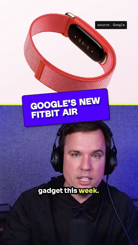 Google launched the Fitbit Air, a screenless $99 fitness tracker that collects your data and turns it into an AI coach. Is this something you’ve been waiting for? #vergecast #wearable #tech